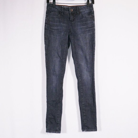 Dkny Denim - DKNY Soho Skinny Jeans Polka Dot Size 0
